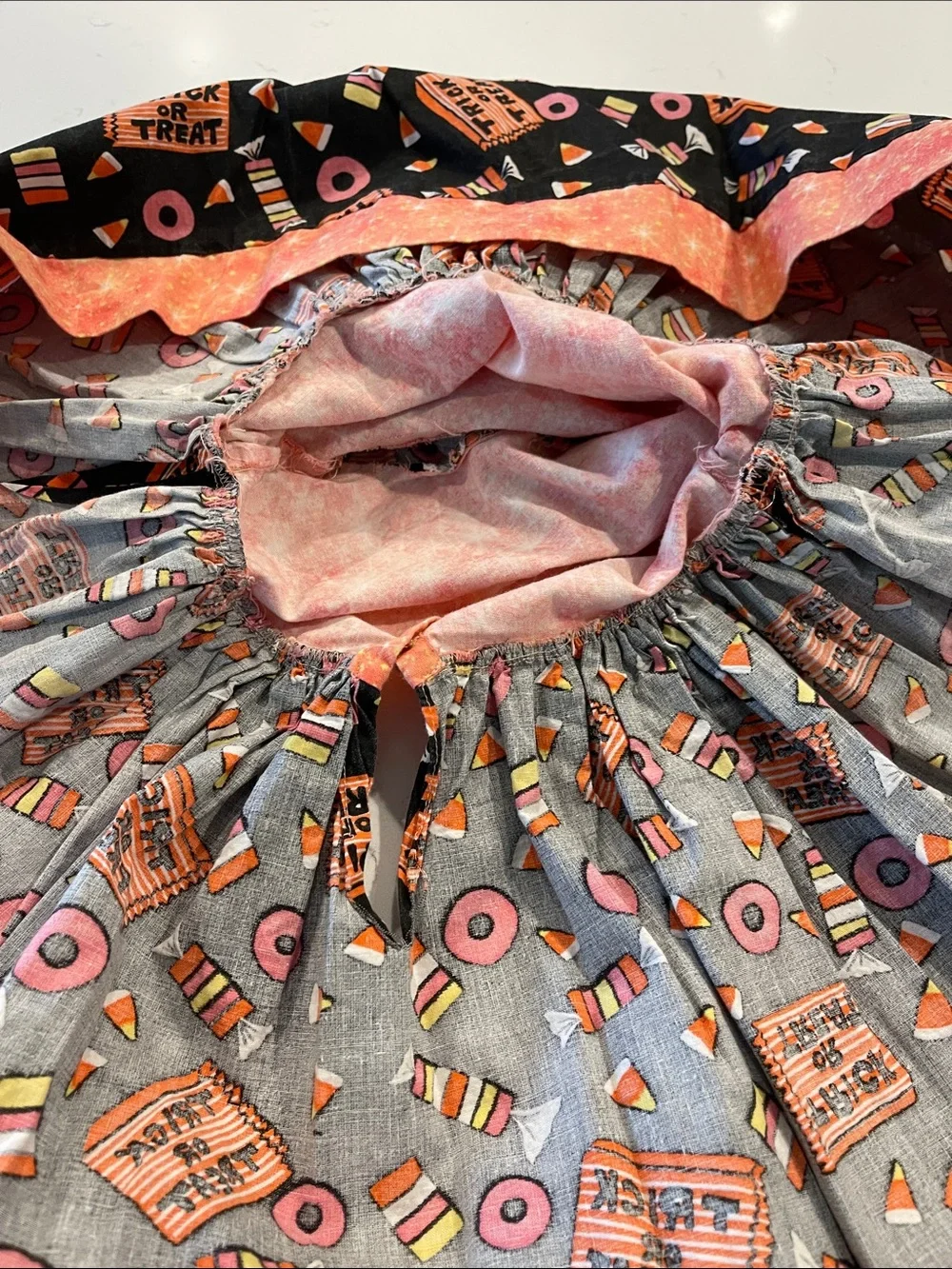 Vintage Hand Sewn Buttons And Beaux Girl’s Halloween Dress Size 4T